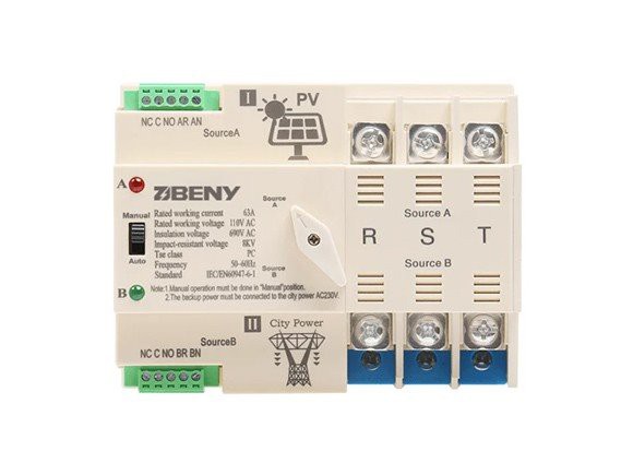 Automatic Transfer Switch (ATS) For Solar PV Systems